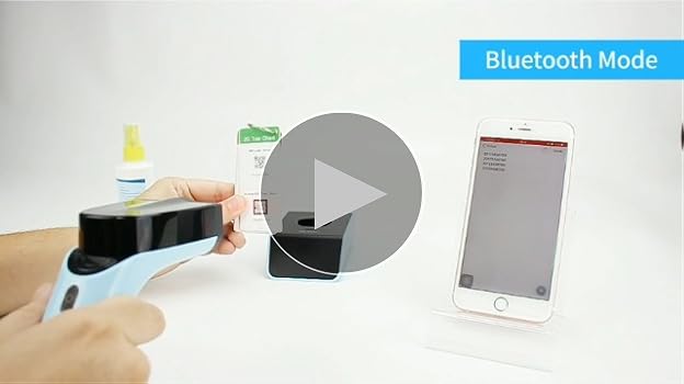 NETUM DS7500 バーコードリーダー 水色 充電スタンド付き DS7500 2D Wireless Barcode Scanner – NETUM